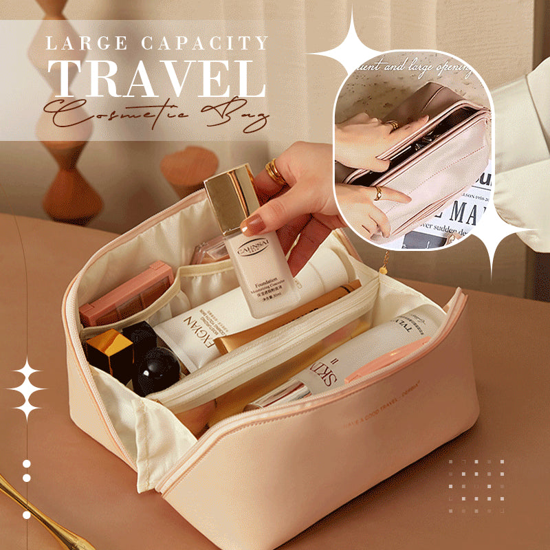GlamVault™ Travel Makeup Organizer