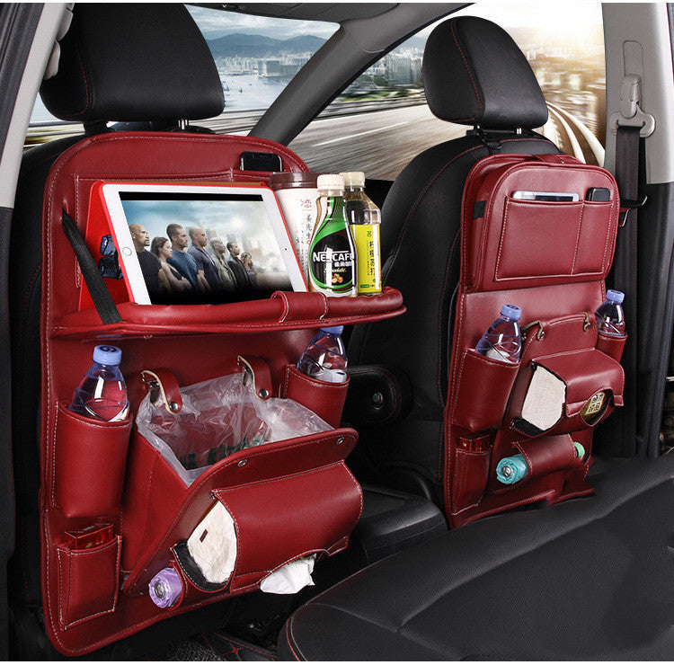 SeatVault™ Premium PU Leather Car Organizer