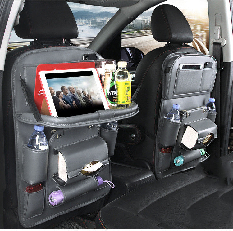SeatVault™ Premium PU Leather Car Organizer