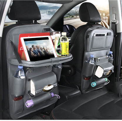 SeatVault™ Premium PU Leather Car Organizer