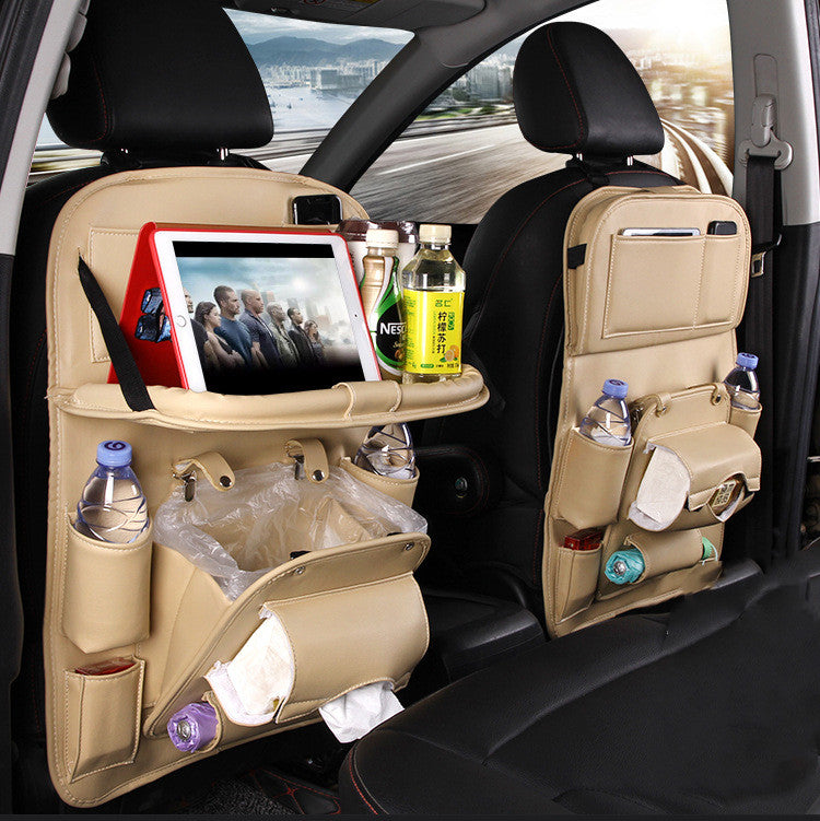 SeatVault™ Premium PU Leather Car Organizer