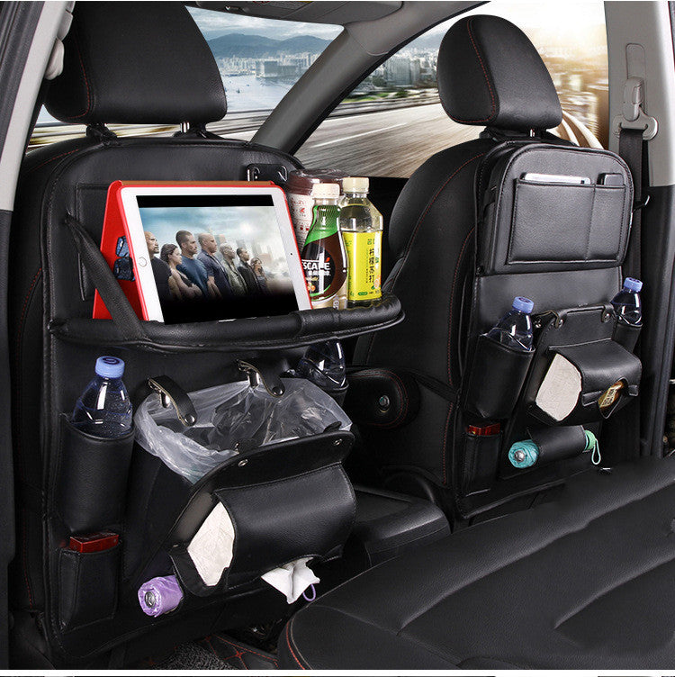 SeatVault™ Premium PU Leather Car Organizer