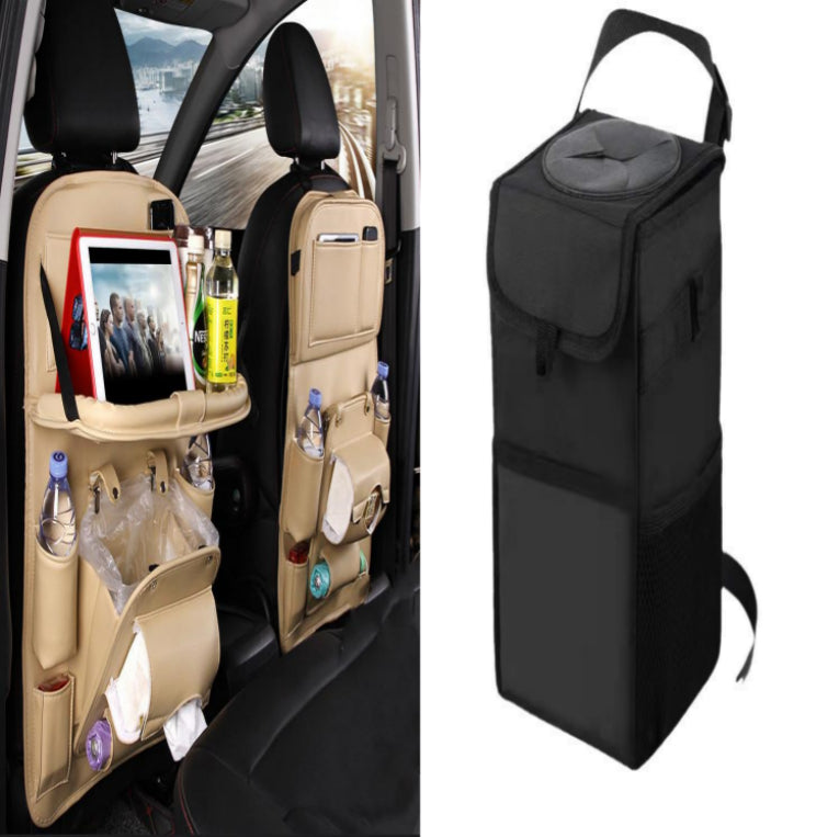 SeatVault™ Premium PU Leather Car Organizer