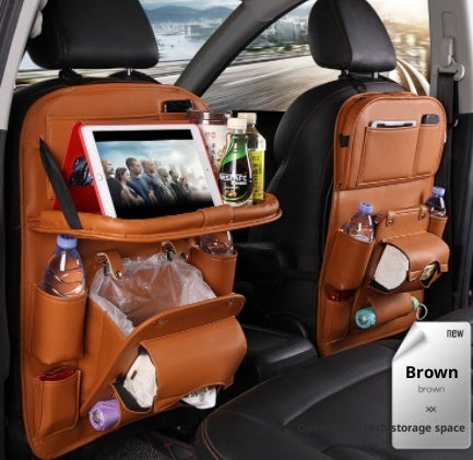 SeatVault™ Premium PU Leather Car Organizer