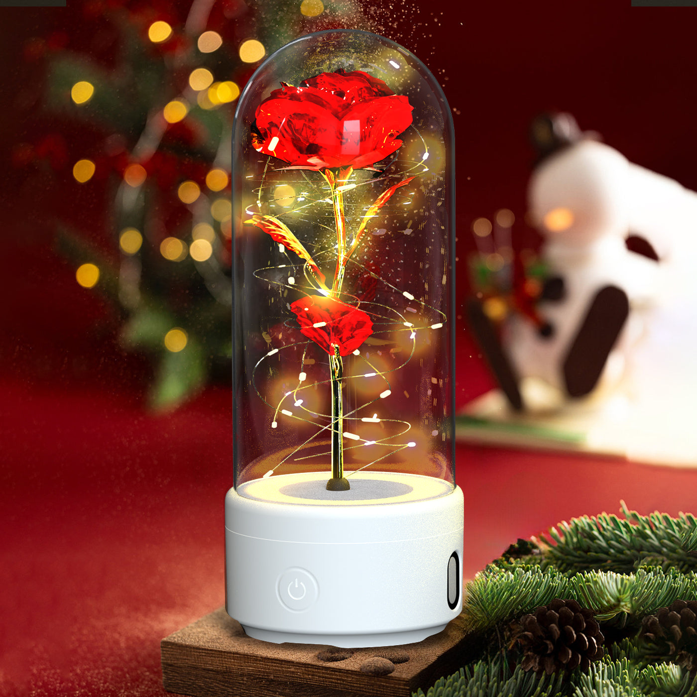 EternalGlow™ Immortal Rose Bluetooth Lamp