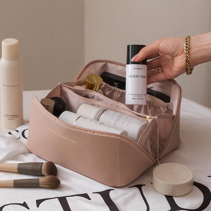 GlamVault™ Travel Makeup Organizer