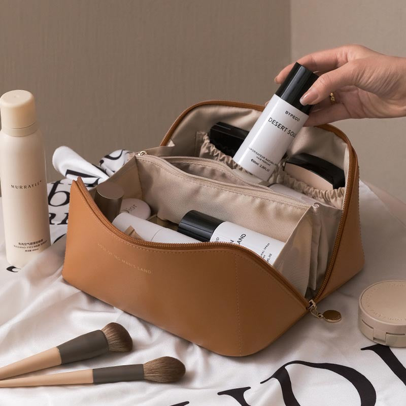 GlamVault™ Travel Makeup Organizer