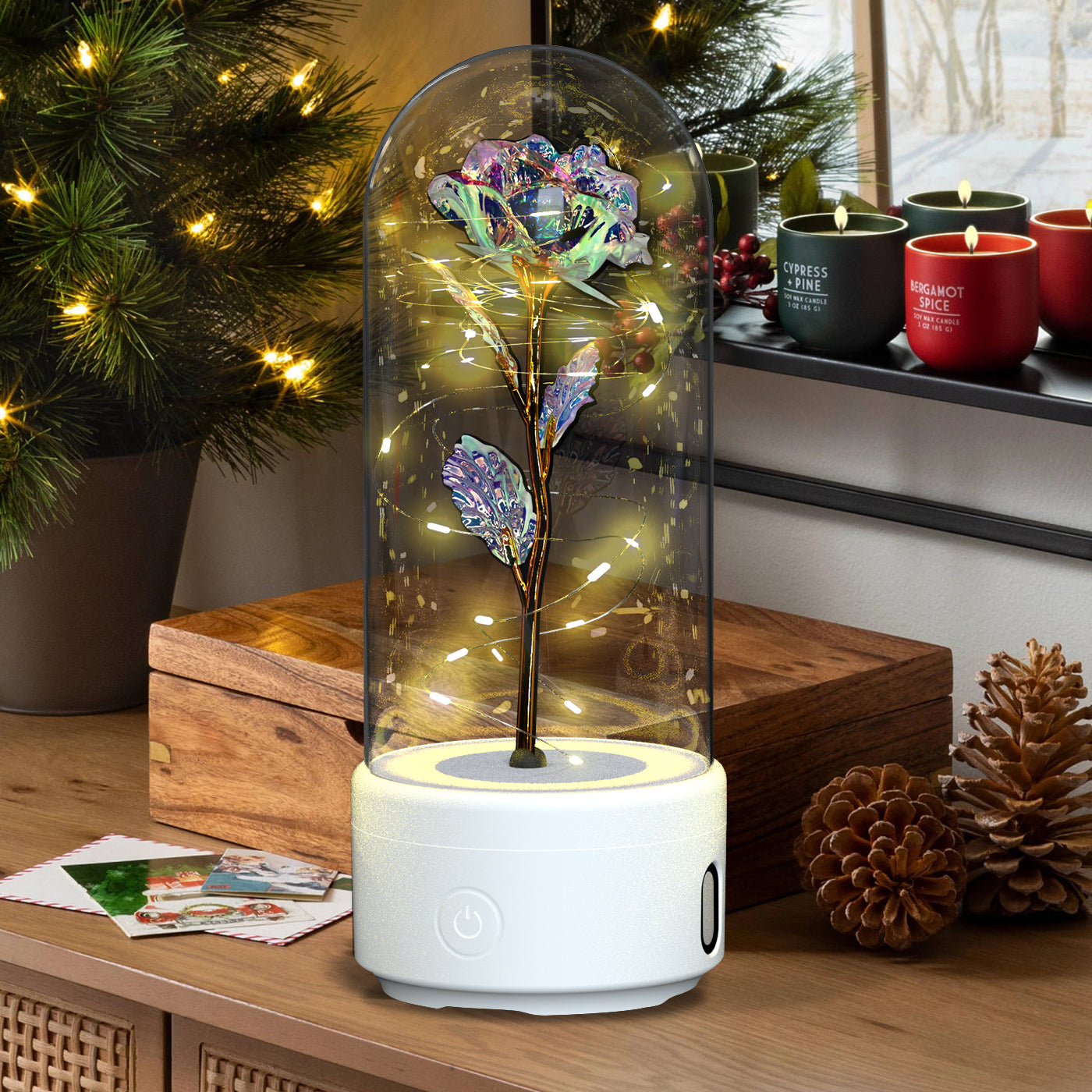 EternalGlow™ Immortal Rose Bluetooth Lamp