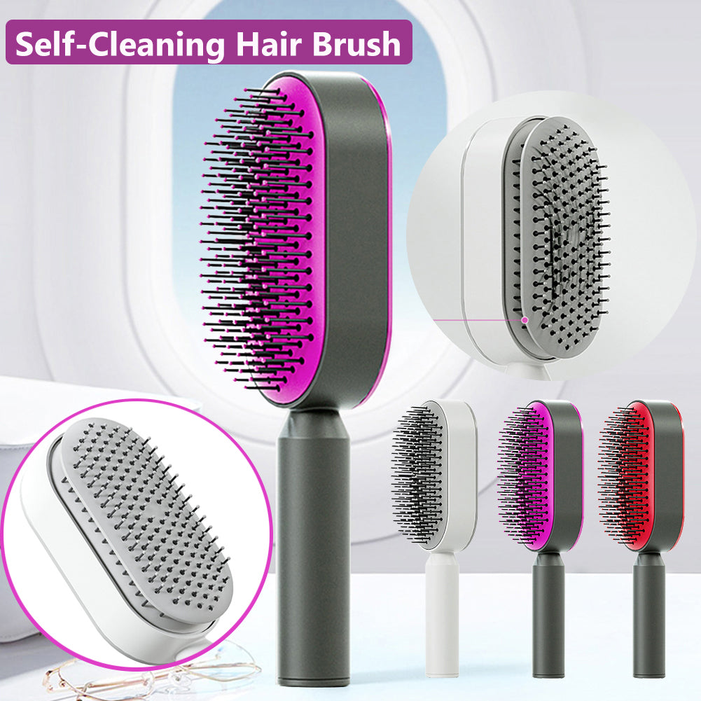SilkEase™ Self-Cleaning Hair Brush